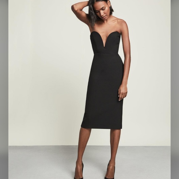 TINX Veronica Beard Colebrook Dress in Black - Picture 5 of 7